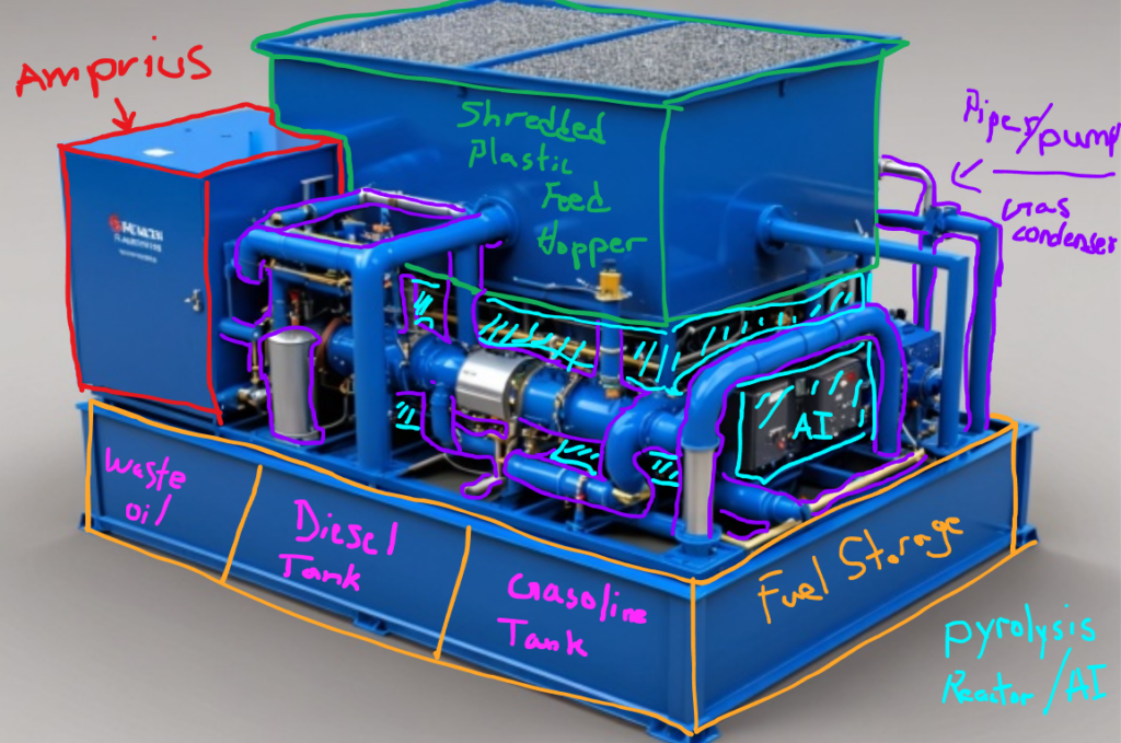 NexoForge Modular Plastic-to-Energy System