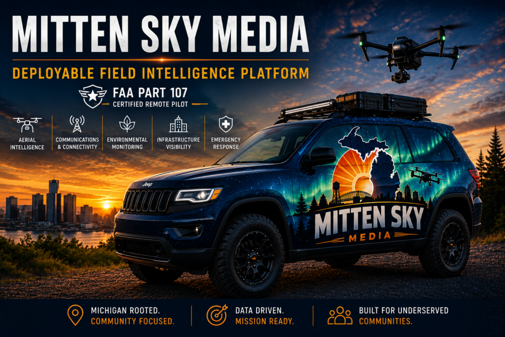 Mitten Sky Media: Deployable Field Intelligence Platform